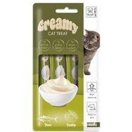 Creamy 4x15 gr Ton Balığı Deniz Tarağı Ek Besin ve Kedi Ödülü
