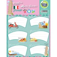CreaTiket 1252 Kabartmalı Defter Roma Etiket