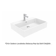 Creavit NX270 Next Beyaz 70 cm Kare Tezgah Üstü Lavabo