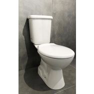 Creavit Pitta Alttan Çıkışlı 4 Parça Basic PP Kapak Klozet Seti