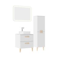 Creavit PT0060.42 Patara 60 cm Banyo Dolabı Takımı