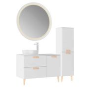 Creavit PT0100.42 Patara 100 cm Banyo Dolabı Takımı