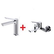 Creavit Ritmo RT1500+RT2500 Lavabo ve Banyo Bataryası Seti