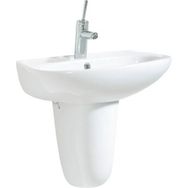 Creavit SD055 55 cm Sedef Yarım Ayak Lavabo