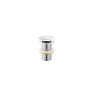 Creavit SF032-B 76 mm Beyaz Seramik Montajlı Basmalı Sifon Üst Takımı