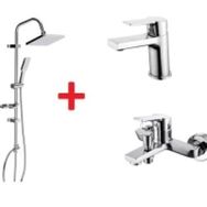 Creavit SH630 Bevel 3'lü Duş Seti Takımı