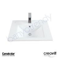 Creavit Su 60 cm Etajerli Lavabo