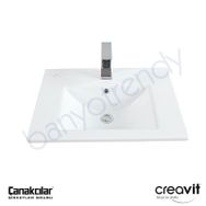 Creavit Su 75 cm Etajerli Lavabo