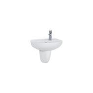 Creavit TP030 30x45 cm Beyaz Yarım Ayak Oval Lavabo