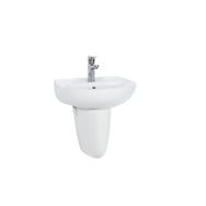 Creavit TP145 36x45 cm Oval Yarım Ayak Lavabo