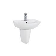 Creavit TP150 40X50 cm Batarya Delikli Yarım Ayaklı Lavabo