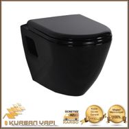 Creavit TP325 Siyah Asma Klozet ve Kapak
