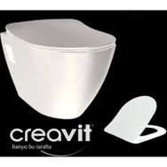 Creavit TP325 Terra Asma Klozet +Duck Yavaş Kapanan PP Kapak