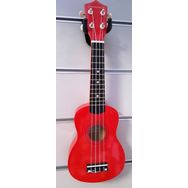 Cremonia AU01L-21RD kırmızı Soprano Ukulele