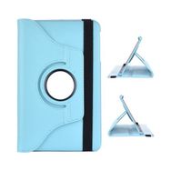 CresCent Samsung Galaxy Tab E SM-T560-T561-T562-T565-T567 9.6 İnç 360 Derece Dönebilen Standlı Turkuaz Kılıf