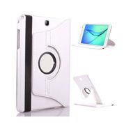CresCent Samsung Galaxy Tab E SM-T560-T561-T562-T565-T567 9.6 İnç 360 Derece Döner Standlı Beyaz Tablet Kılıfı