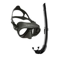Cressi Calibro + Corsica Siyah Maske + Şnorkel Seti