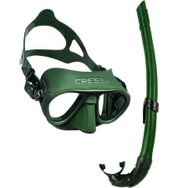 Cressi Calibro+Corsica Yeşil Maske Şnorkel Seti