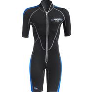 Cressi Lido Man Shorty Siyah Mavi 2 mm Dalış Elbisesi
