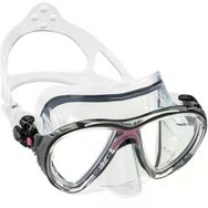 Cressi Şeffaf Pembe Big Eyes Evolution Crystal Yetişkin Dalış Maskesi