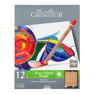 Cretacolor 12 Renk Megacolor Kuruboya Kalemi