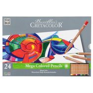 Cretacolor 24 Renk Megacolor Kuruboya Kalemi