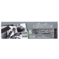 Cretacolor 460 08 Charcoal 8 Parça Metal Kutulu Çizim Seti