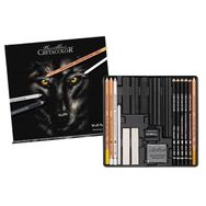 Cretacolor Wolfbox Premium Metal Kutu 25'li 91400-2602 Çizim Seti