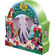 Crocodile Creek Müzede Bir Gün 48 Parça Hayvanat Bahçe Puzzle