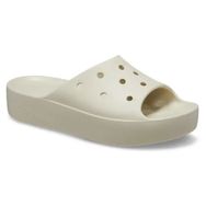 Crocs 208180 Classic Platform Slide Krem Unisex Terlik