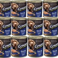 Crocus 12x400 gr Kuzu Etli Yetişkin Yaş Köpek Maması