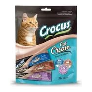 Crocus 15 gr 30 Adet Karışık Lezzet Somon Karides ve Yengeç Sıvı Kedi Ödül Maması