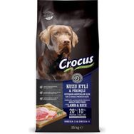 Crocus 15 Kg Kuzu Etli Pirinçli Yetişkin Köpek Maması