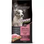 Crocus 15 Kg Puppy Kuzulu ve Pirinçli Yavru Köpek Maması