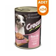 Crocus 24x400 gr Kuzu Etli Yavru Köpek Yaş Maması