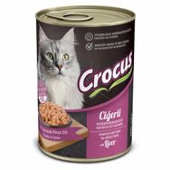 Crocus 400 gr Ciğerli Yetişkin Kedi Yaş Maması