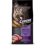 Crocus Biftekli ve Pirinçli Yetişkin 15 kg Köpek Maması