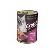 Crocus Ciğerli 6x400 gr Yetişkin Kedi Konserve Yaş Mama