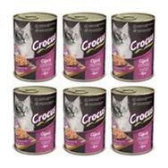 Crocus Ciğerli Yetişkin 12x400 gr Kedi Maması