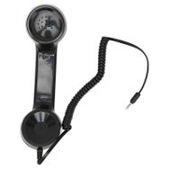 Cryfokt Siyah Retro Radyasyona Dayanıklı Kablolu Cep Telefonu Ahizesi