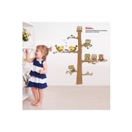 Crystal Kids Ağaç Kuşlar Baykuşlar Çocuk Ve Bebek Odası Pvc Duvar Stickerı