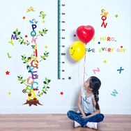 Crystal Kids Çocuk Ve Bebek Odası Boy Ölçer Harfler Pvc Duvar Stickerı