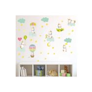 Crystal Kids Sevimli Unicorn Midilliler Çocuk Odası Dekorasyonu Duvar Sticker