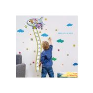 Crystal Kids Uzay Mekiği Boy Ölçen Çocuk Odası Dekorasyonu Duvar Sticker