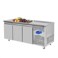 Csa İnox Karacasan 474 lt Üç Kapılı 700'lük Havuzsuz Saladbar Buzdolabı