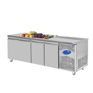 Csa İnox Karacasan 632 lt Dört Kapılı 700'lük Havuzsuz Saladbar Buzdolabı