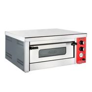 CSA İnox Karacasan Elektrikli Tek Katlı 4 Pizzalık Pizza Fırını