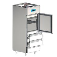 CSA İnox Karacasan Endüstriyel 430 Çelik Kaliteli 700 lt Dikey Çekmeceli Buzdolabı
