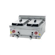 CSA İnox Karacasan Endüstriyel 8+8 lt 600 Seri Set Üstü LPG Tüplü Fritöz