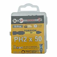 CT Tools CT-48127 PH2x50 10'lu Yüksek Kaliteli Torsion Bits Uç